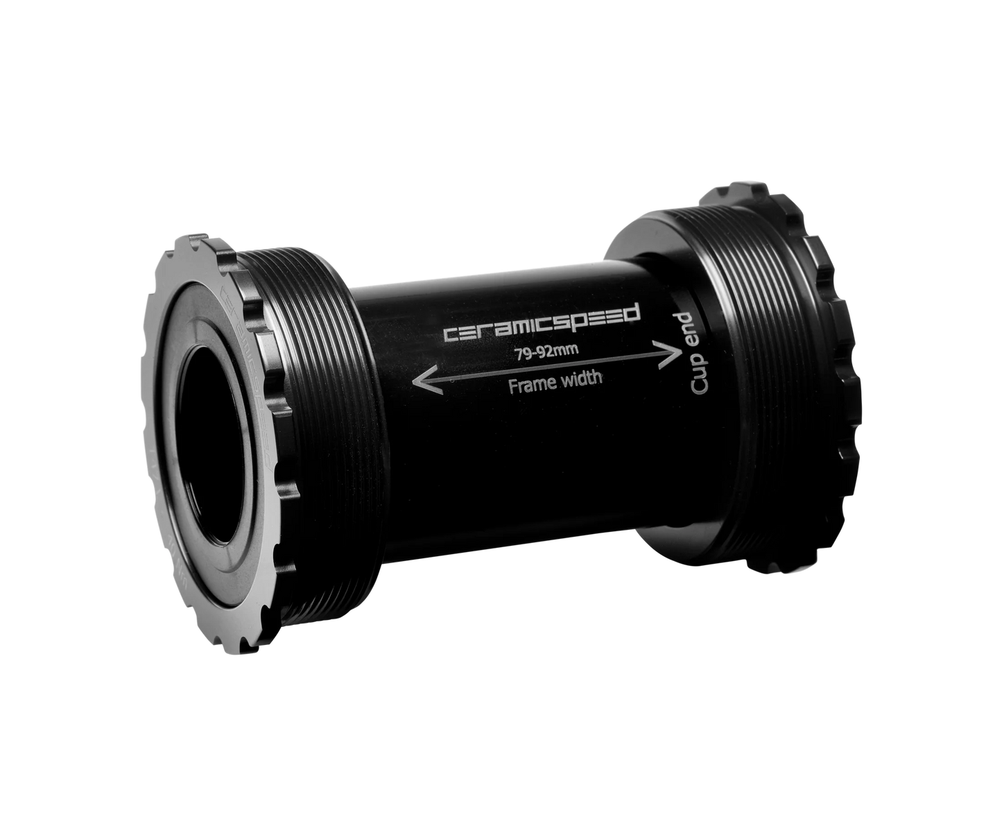 CeramicSpeed T47/86 Shimano – Eje de motor roscado para bielas de 24 mm.