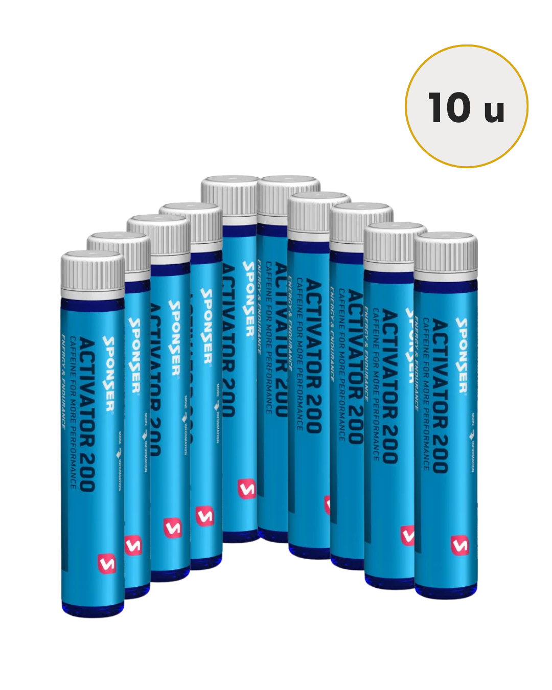 Sponser Activator (25 ml) - Tubo shot energético con cafeína y guaraná