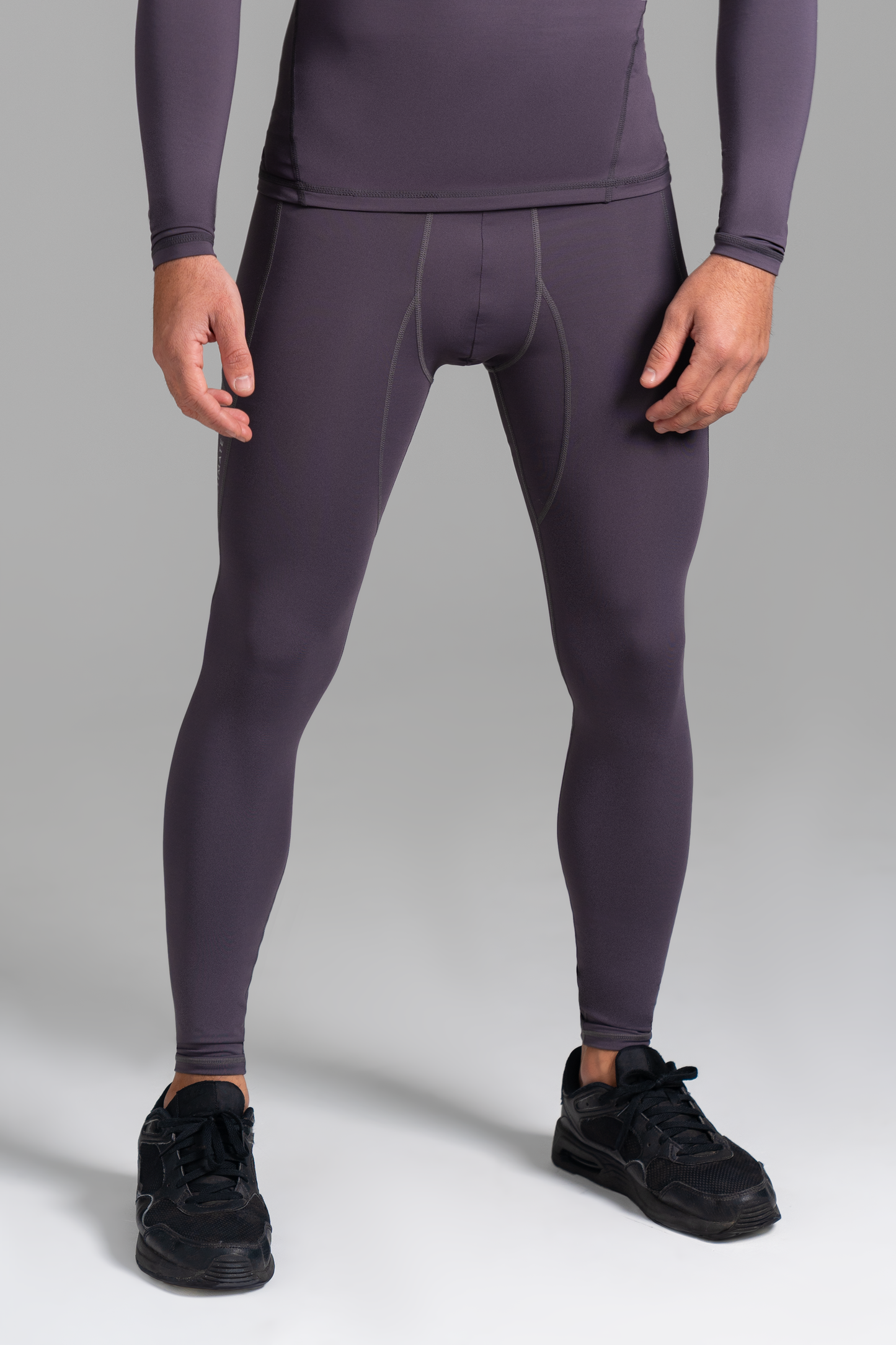 Ultimate Calza Larga Compresiva Deportiva Hombre (Gris Magnet)