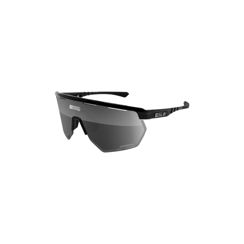 Scicon Aerowing - Anteojos deportivos de ciclismo Marco Negro Multimirror + Rain Clear Lenses
