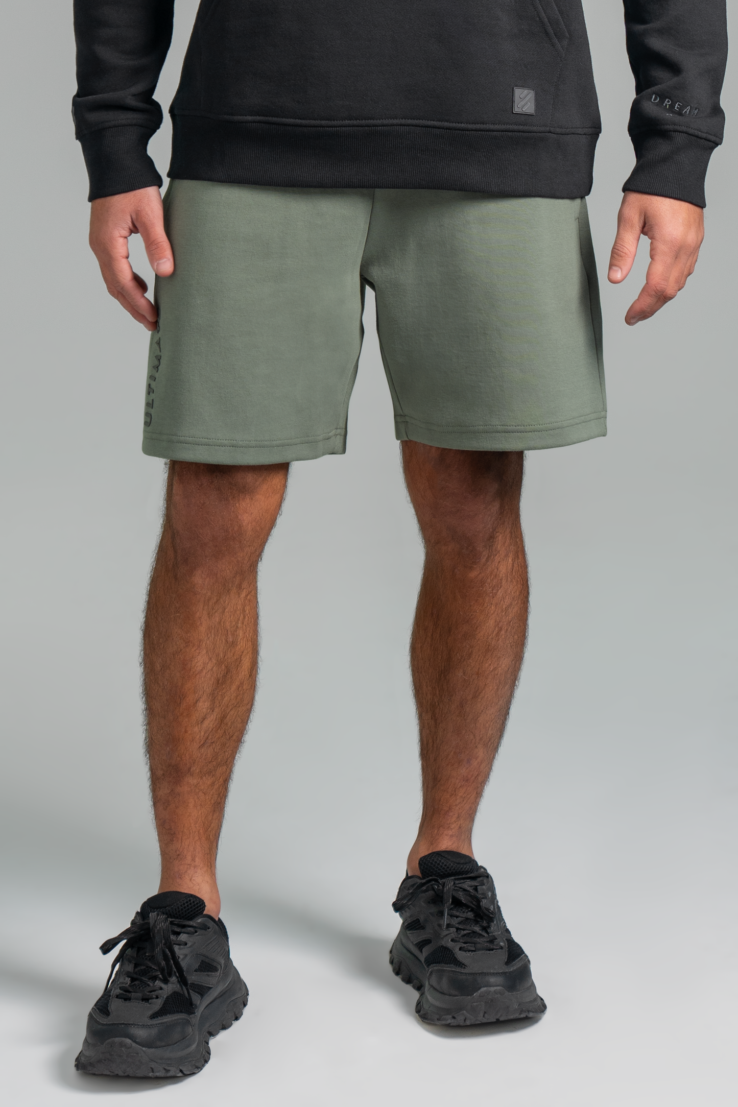 Ultimate Short - Pantalones Cortos Deportivos de Hombre (Verde Smoke)