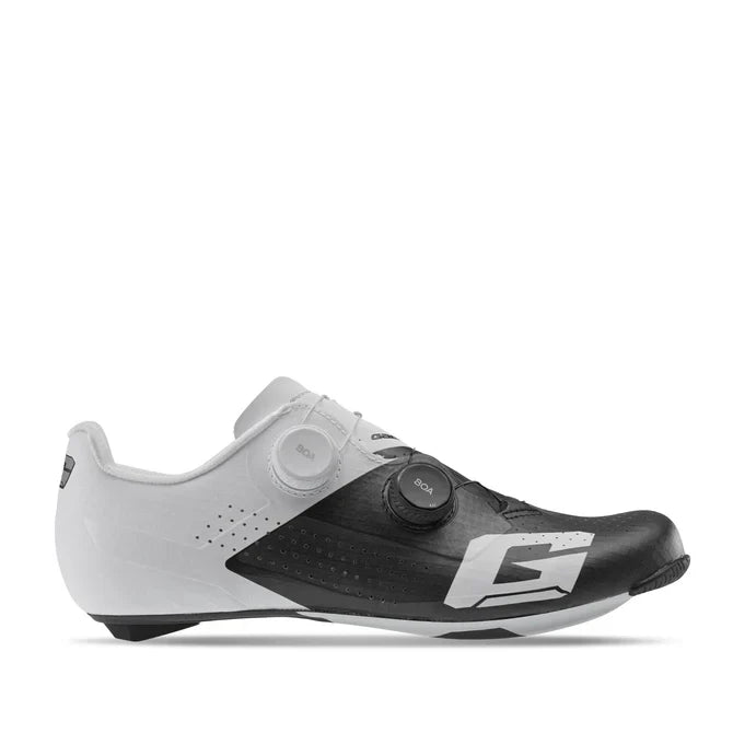 Gaerne G.JET – Zapato de ciclismo de ruta blanco-negro