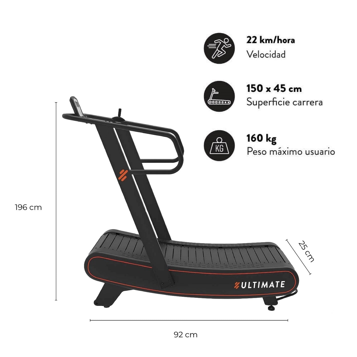 Trotadora Curva C500 - Ultimate