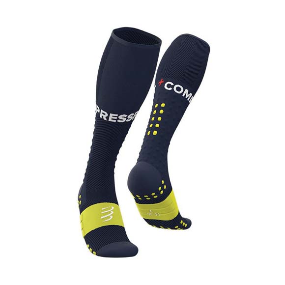 Compressport Full Socks RUN - Calcetines Largos compresores de Running (Sodalite Blue)