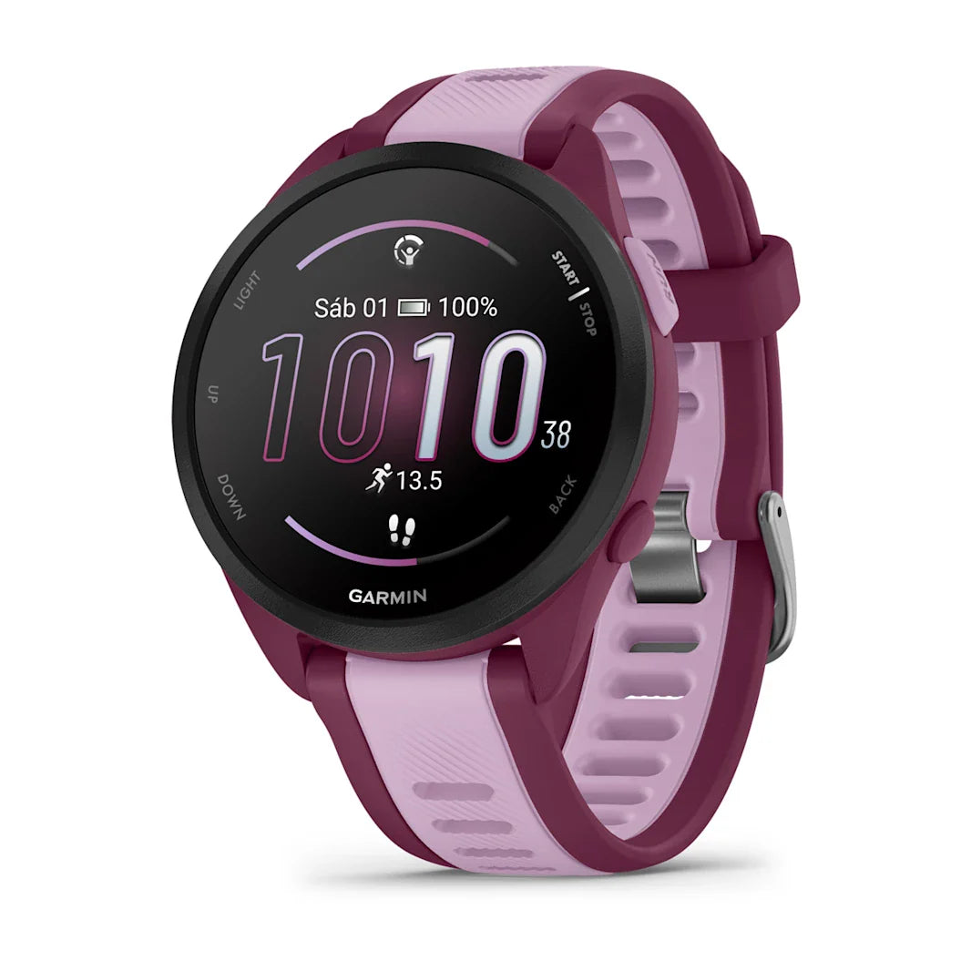 Garmin Forerunner® 165 Music Fuchsia/Coral - Reloj GPS Multideporte con Pantalla AMOLED