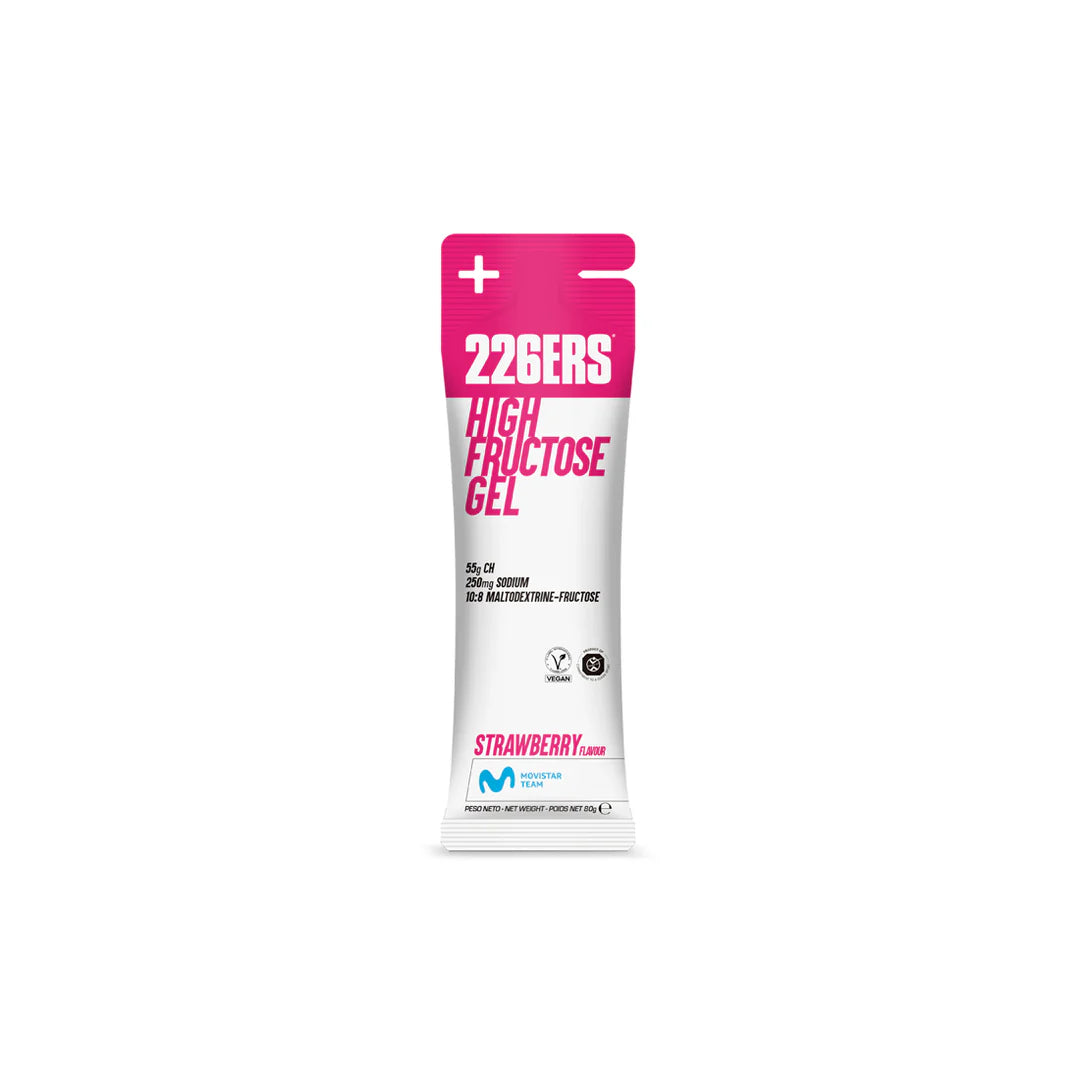 226ERS High Fructose Gel – Gel energético con fructosa 2 sabores (3 formatos 80 g, 44 g y en Caja de )