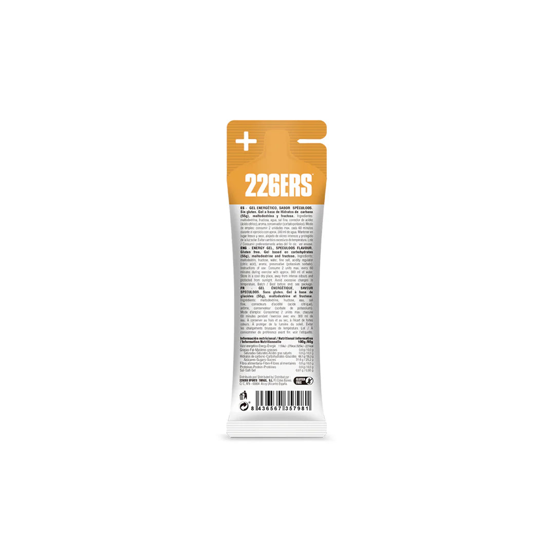 226ERS High Fructose Gel – Gel energético con fructosa 2 sabores (3 formatos 80 g, 44 g y en Caja de )