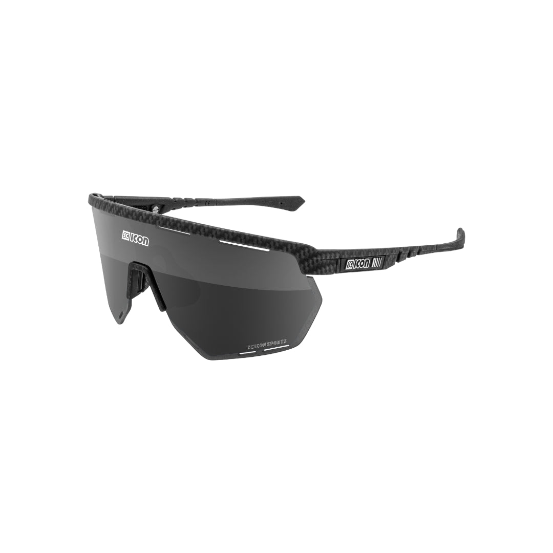 Scicon Aerowing - Anteojos deportivos de ciclismo. Carbon Frame Multimirror + Rain Clear Lenses