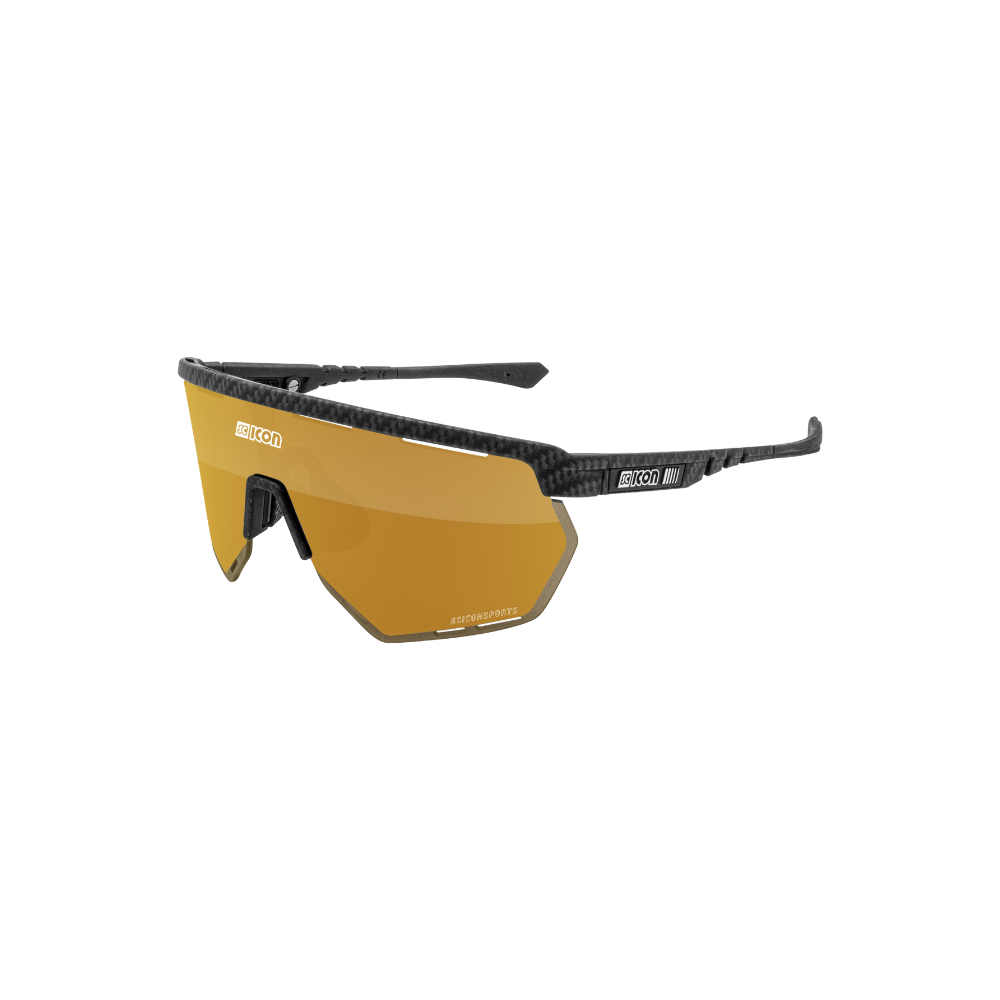 Scicon Aerowing - Anteojos deportivos de ciclismo. Carbon Frame Multimirror + Rain Clear Lenses
