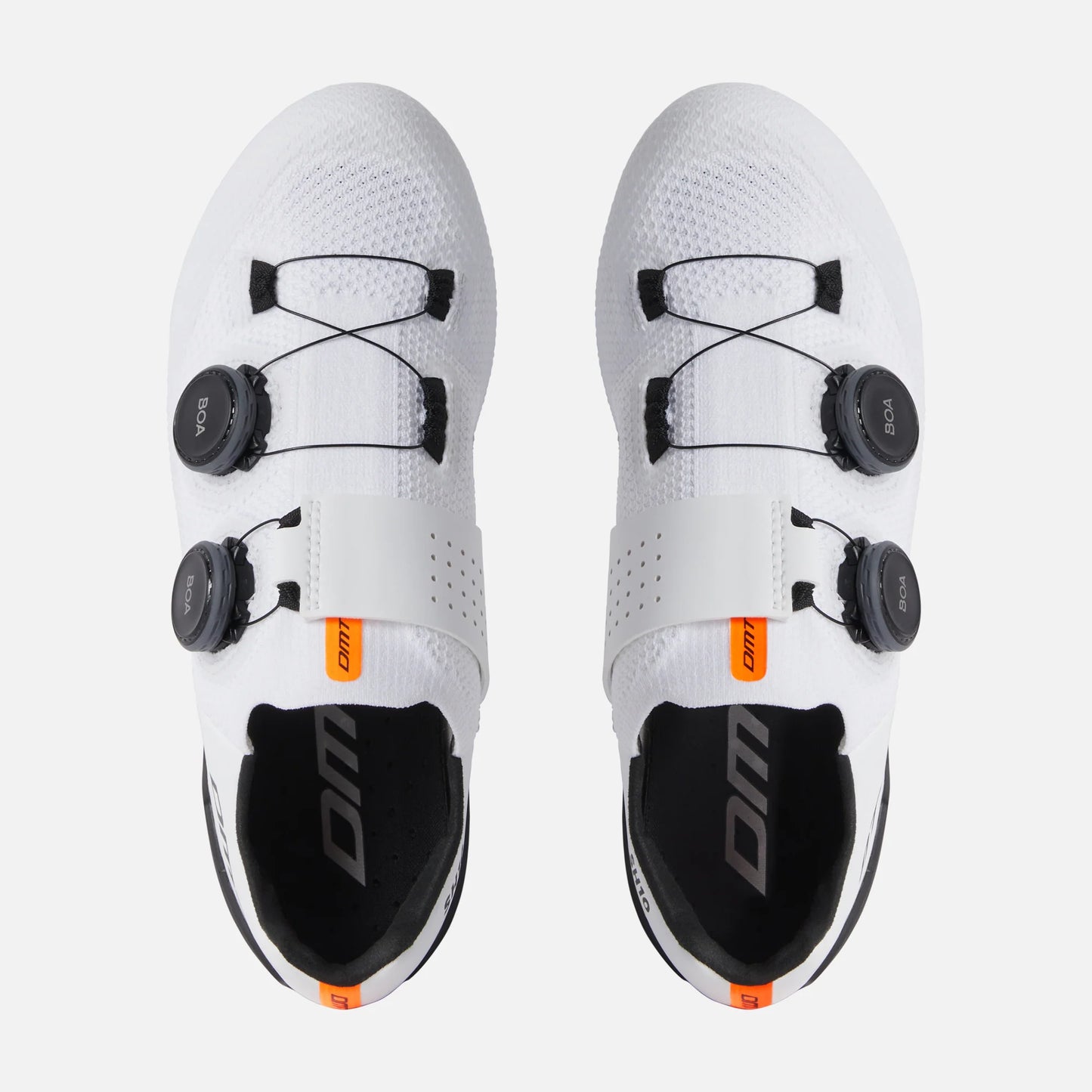 DMT SH10 – Zapato de ciclismo de ruta (Blanco 2 boas)