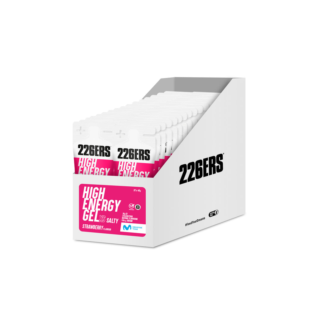 226ers High Energy Gel XS - 45grs vegano (Sabor Strawberry Salty)