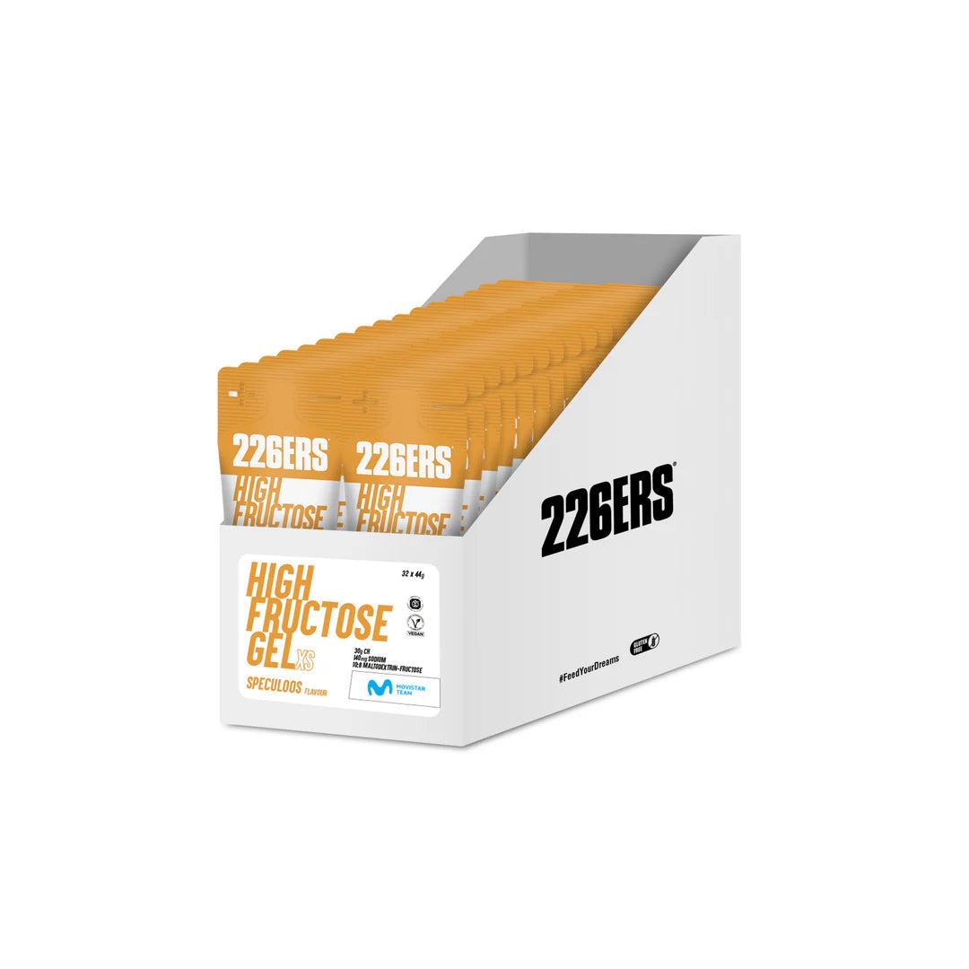 226ERS High Fructose Gel – Gel energético con fructosa 2 sabores (3 formatos 80 g, 44 g y en Caja de )