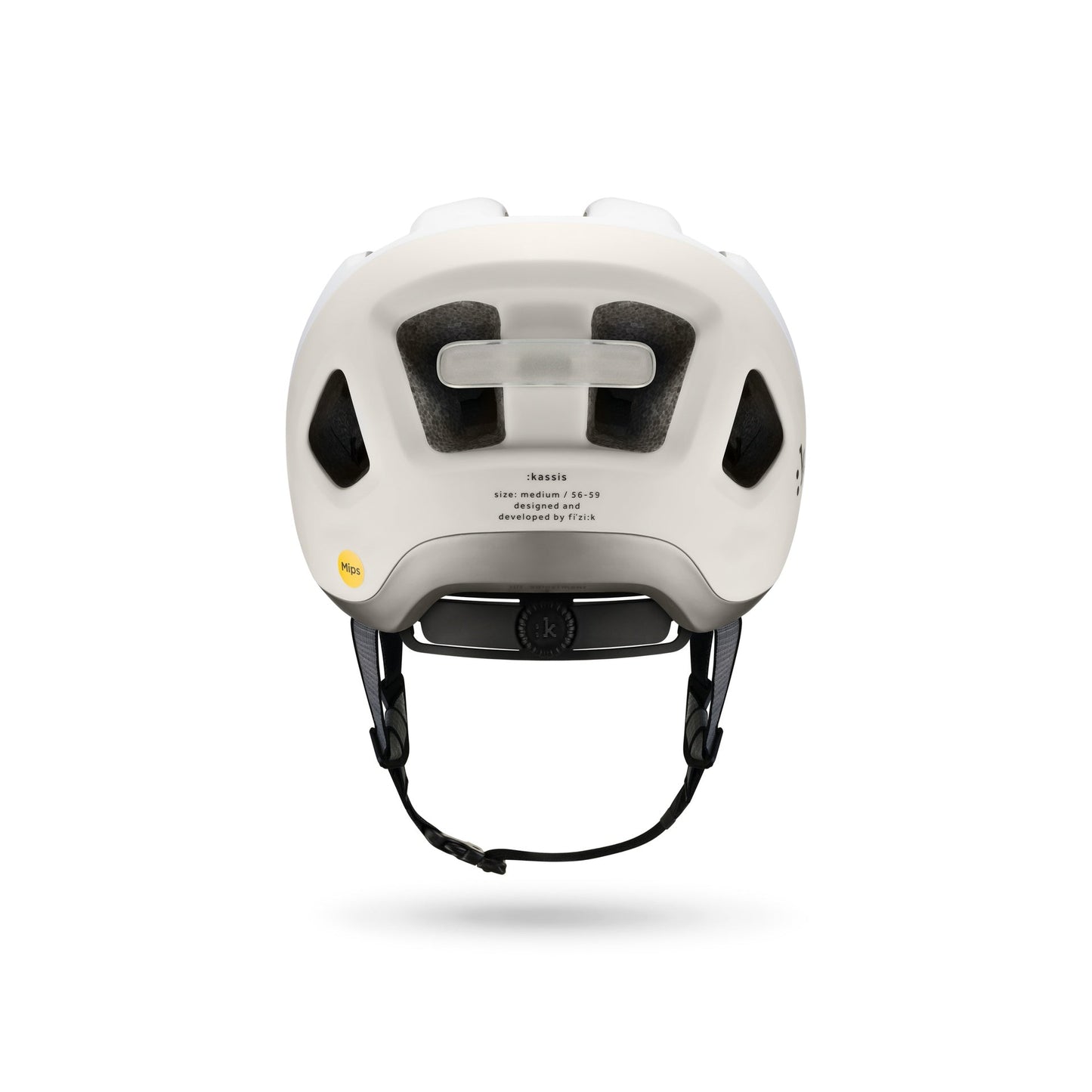 Fizik Kassis - Casco de ciclismo de montaña MTB con Luz roja incluida (Blanco)