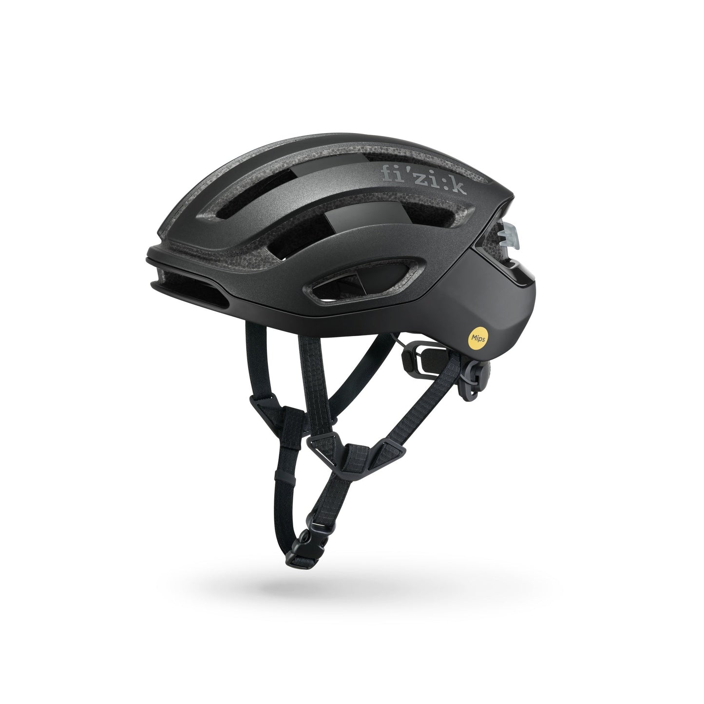 Fizik Kudo - Casco de ciclismo de ruta con Luz roja incluida (Negro)