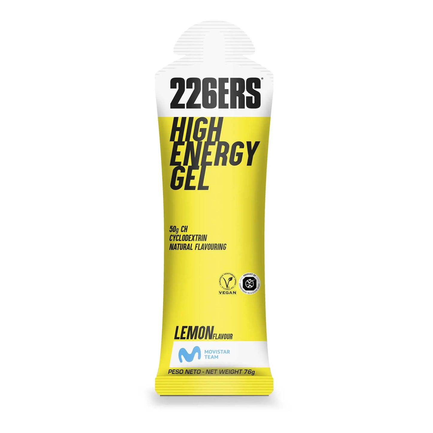 226ers High Energy Gel - 76grs vegano (4 Sabores)