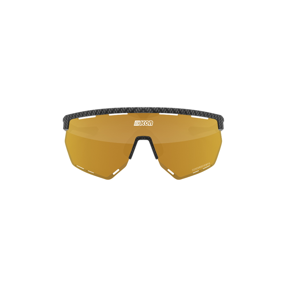 Scicon Aerowing - Anteojos deportivos de ciclismo. Carbon Frame Multimirror + Rain Clear Lenses