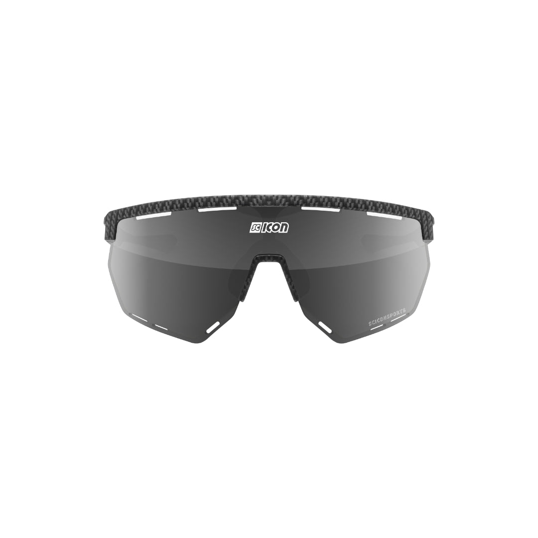 Scicon Aerowing - Anteojos deportivos de ciclismo. Carbon Frame Multimirror + Rain Clear Lenses