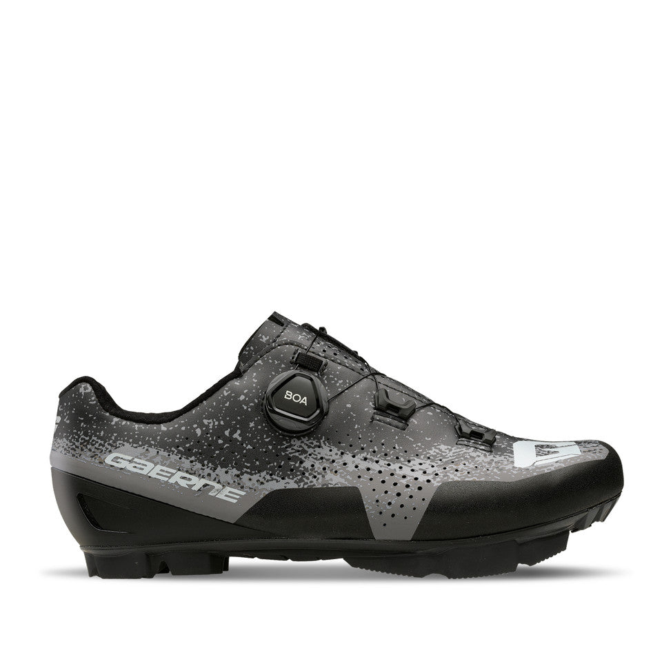 Gaerne G.LAMPO – Zapato de ciclismo MTB para cerro y gravel (Gris/negro)