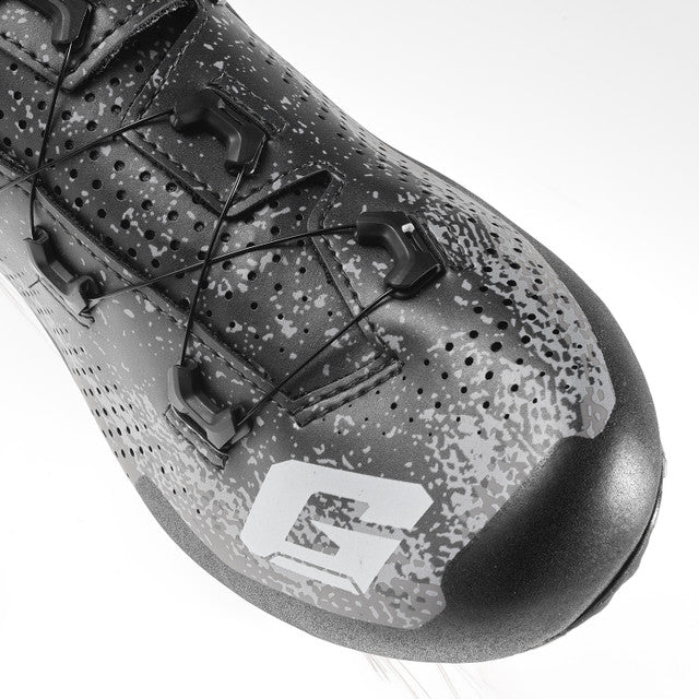 Gaerne G.LAMPO – Zapato de ciclismo MTB para cerro y gravel (Gris/negro)