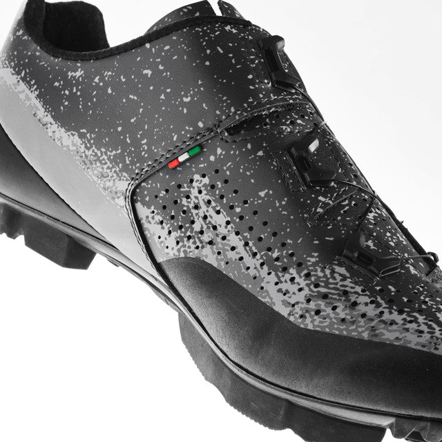 Gaerne G.LAMPO – Zapato de ciclismo MTB para cerro y gravel (Gris/negro)