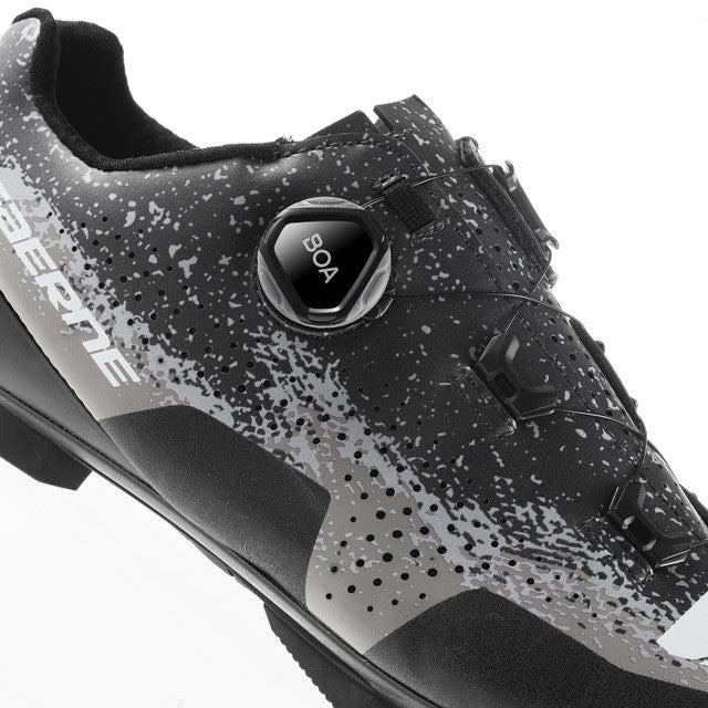 Gaerne G.LAMPO – Zapato de ciclismo MTB para cerro y gravel (Gris/negro)