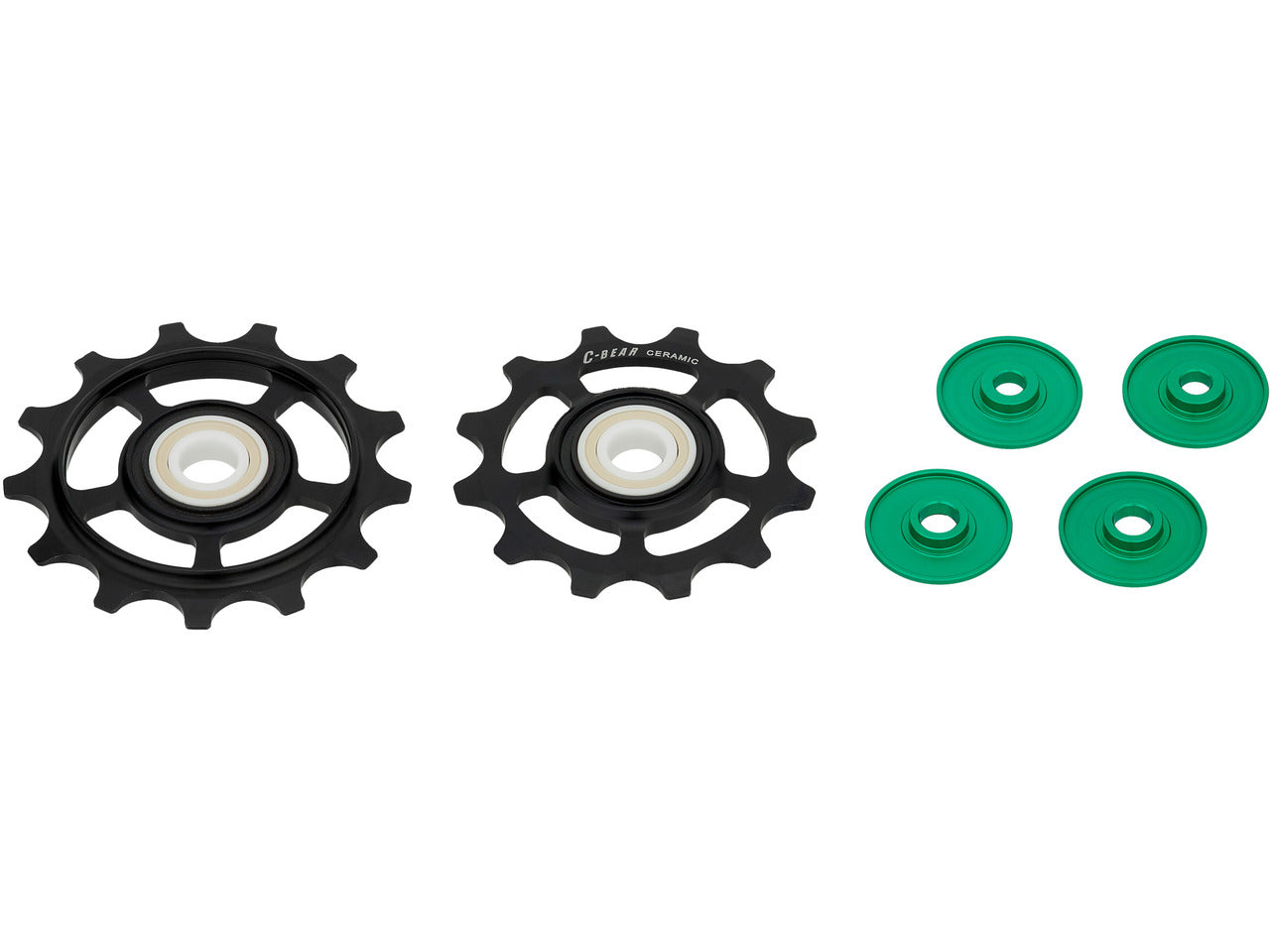 Roldanas C-Bear - Shimano Original Cage Max FULL Cerámicas. Green Edition