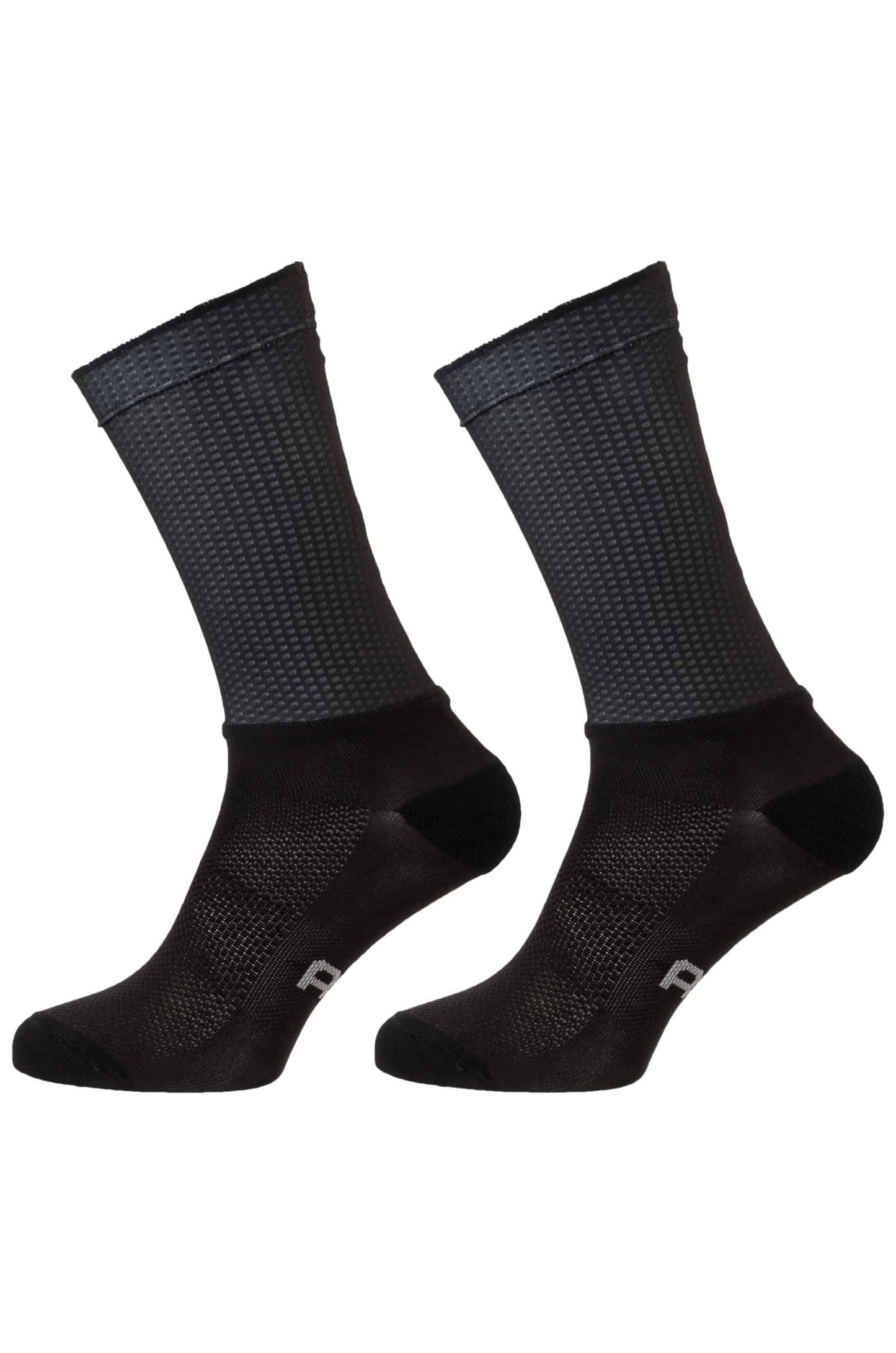 Agu Aero Premium - Calcetines de ciclismo Aerodinámicos (Colores Blanco y Negro)