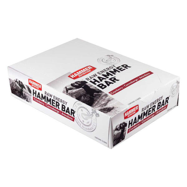 Hammer Nutrition Hammer Bar – Barra energética orgánica (unidad o caja de 24, 3 sabores)