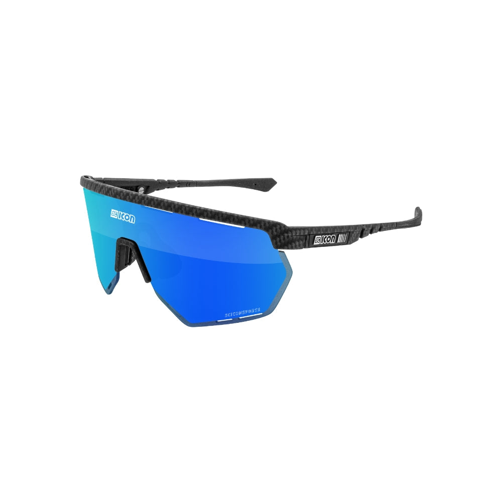 Scicon Aerowing - Anteojos deportivos de ciclismo. Carbon Frame Multimirror + Rain Clear Lenses