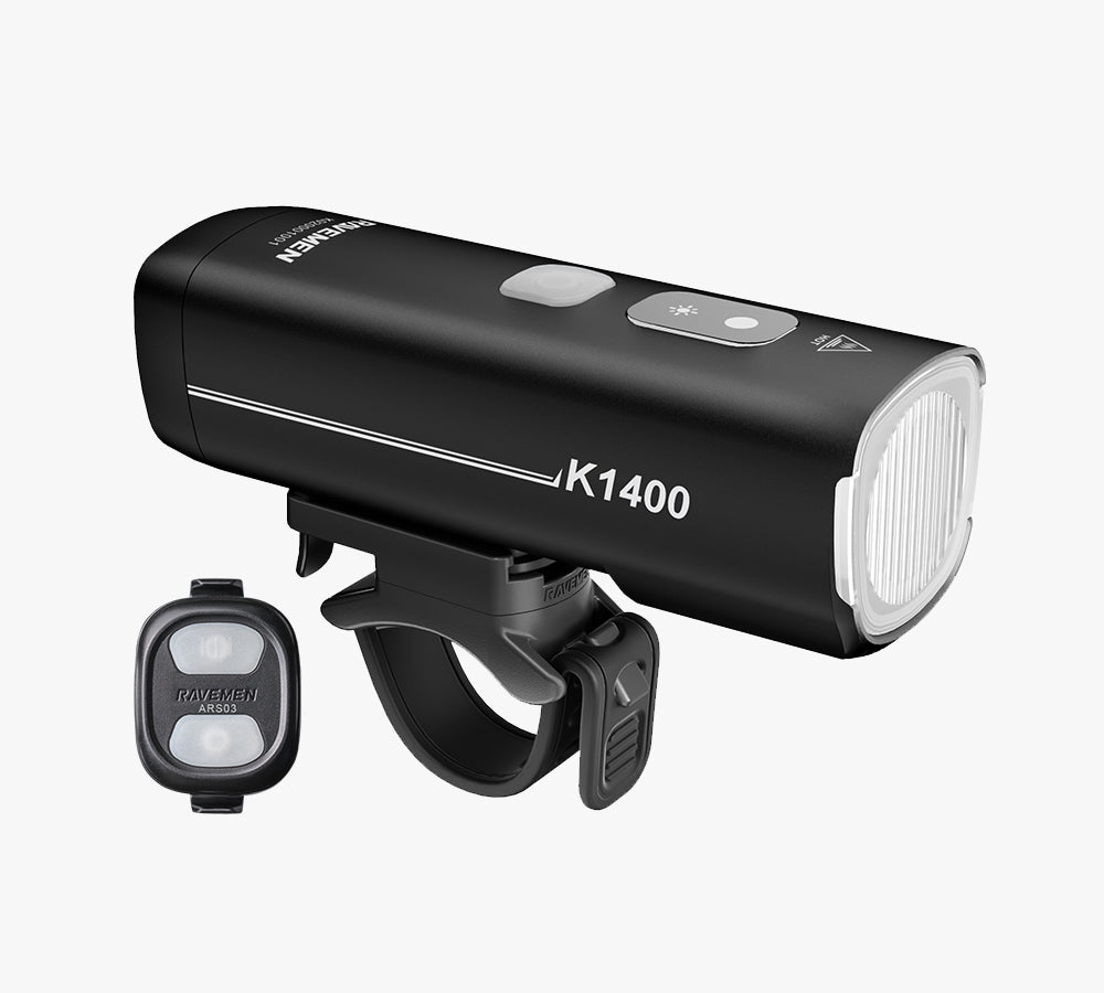 Luz delantera para bicicleta Ravemen K1400