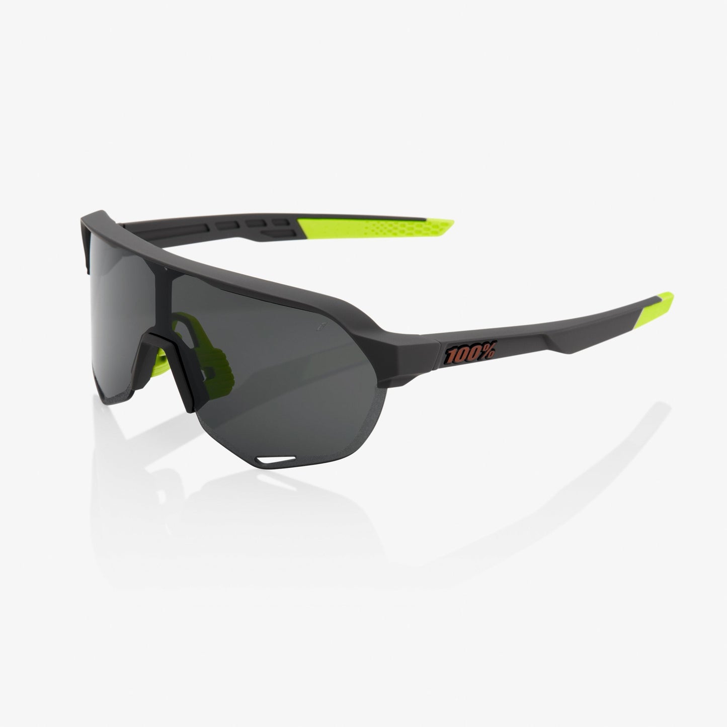 Lentes 100% S2 - Anteojos deportivos de Ciclismo Color Soft Tact Cool Grey - Smoke Lens