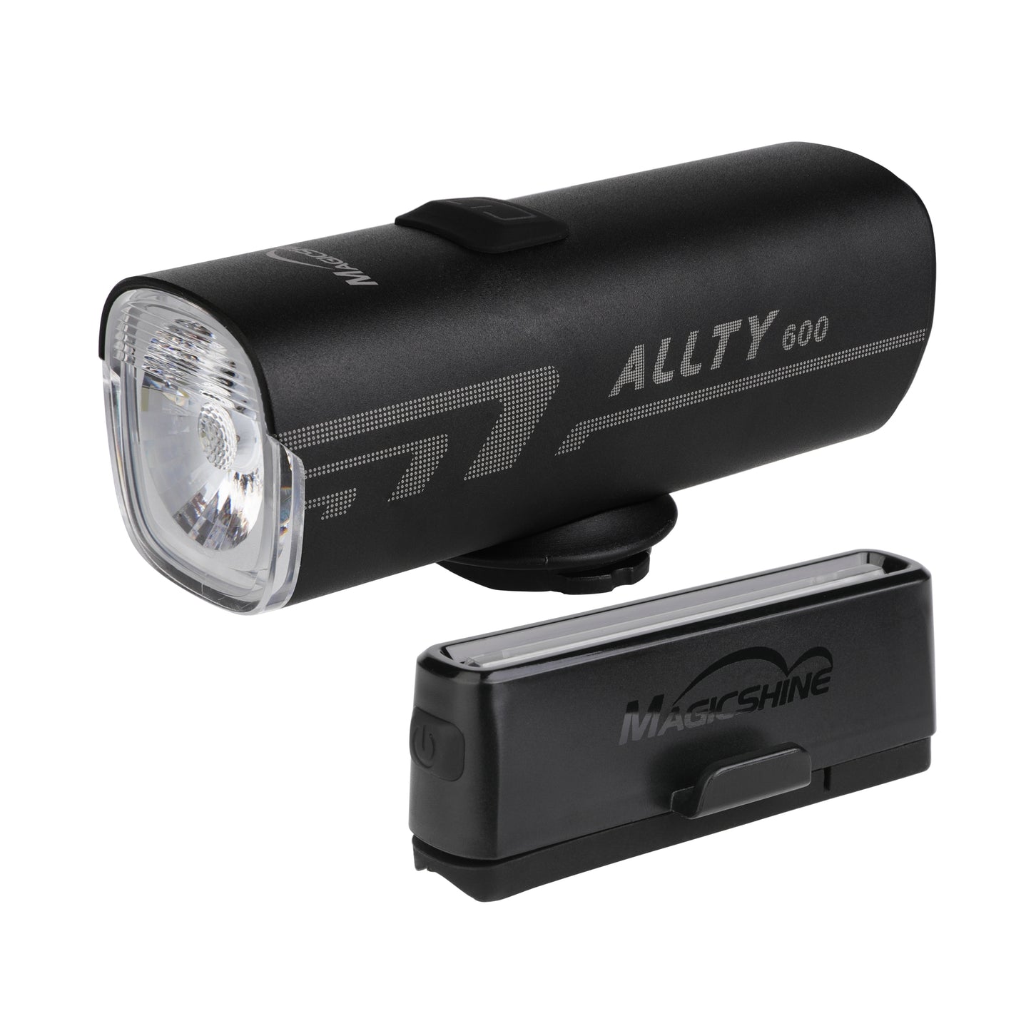 Magicshine ALLTY 600 V2.0 + SeeMee 30 V2.0 – Pack de luces delantera y trasera para ruta y ciudad.