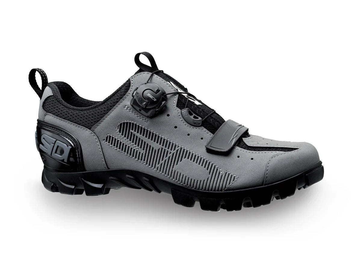 Sidi Zapatilla Mtb SD15 - Zapato de ciclismo montaña MTB XC Gravel Gris Negro