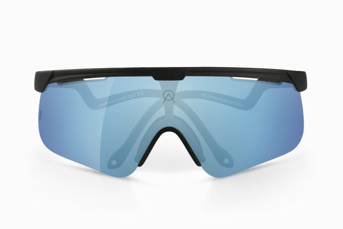 Alba Optics Delta Original - Anteojo Deportivol: Color negro BLK VZUM™ ML CIELO