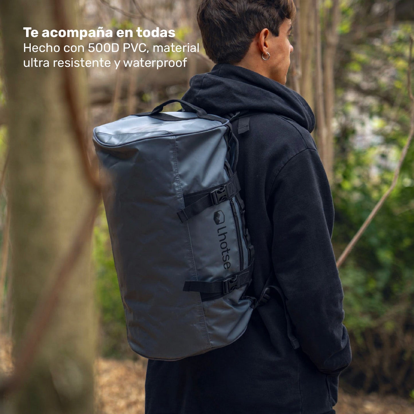 Bolso Deportivo Impermeable Duffel 60 lts Lhotse (3 colores)