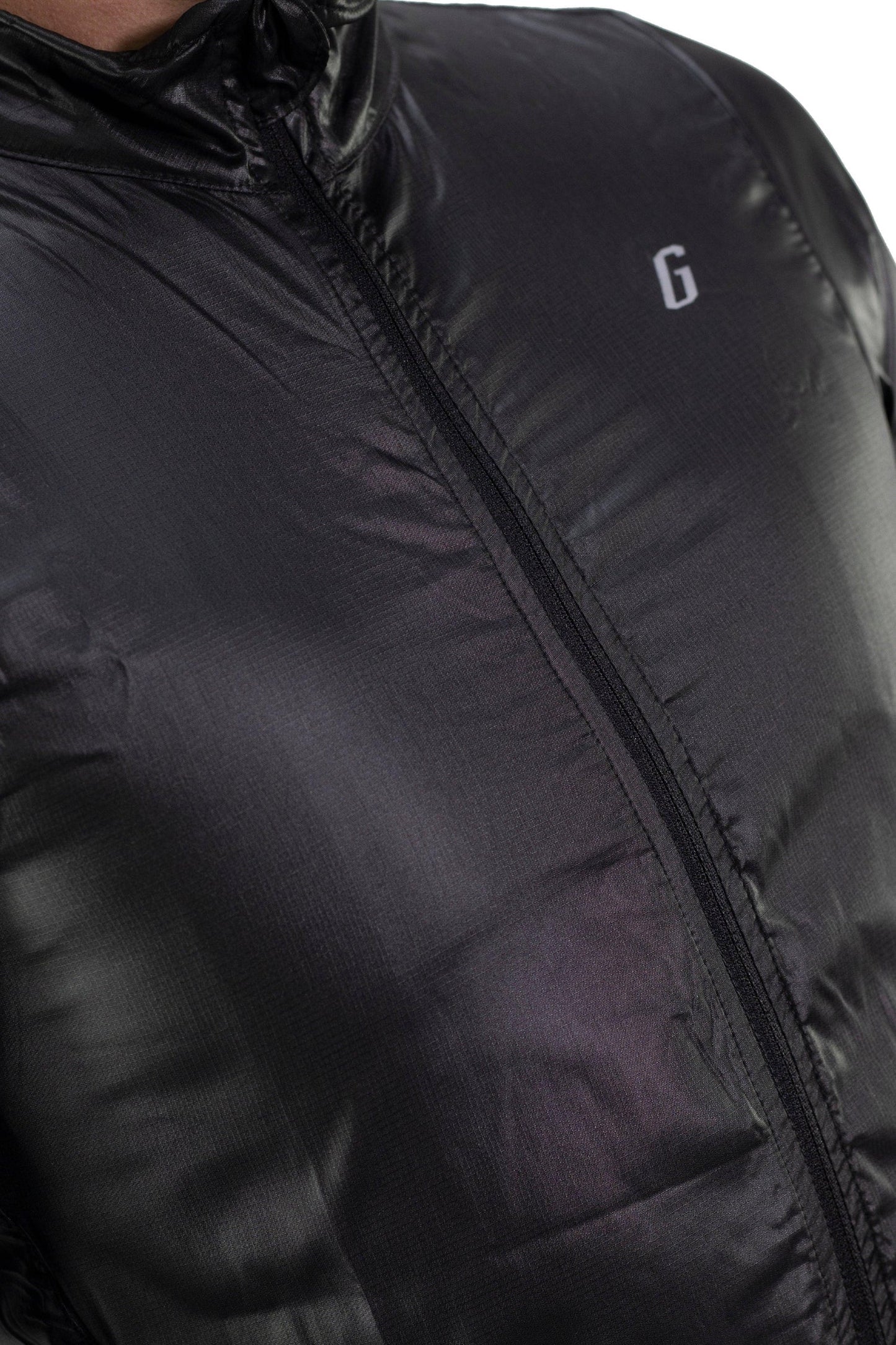 Gavia Chaqueta Cortaviento de ciclismo hombre Negro