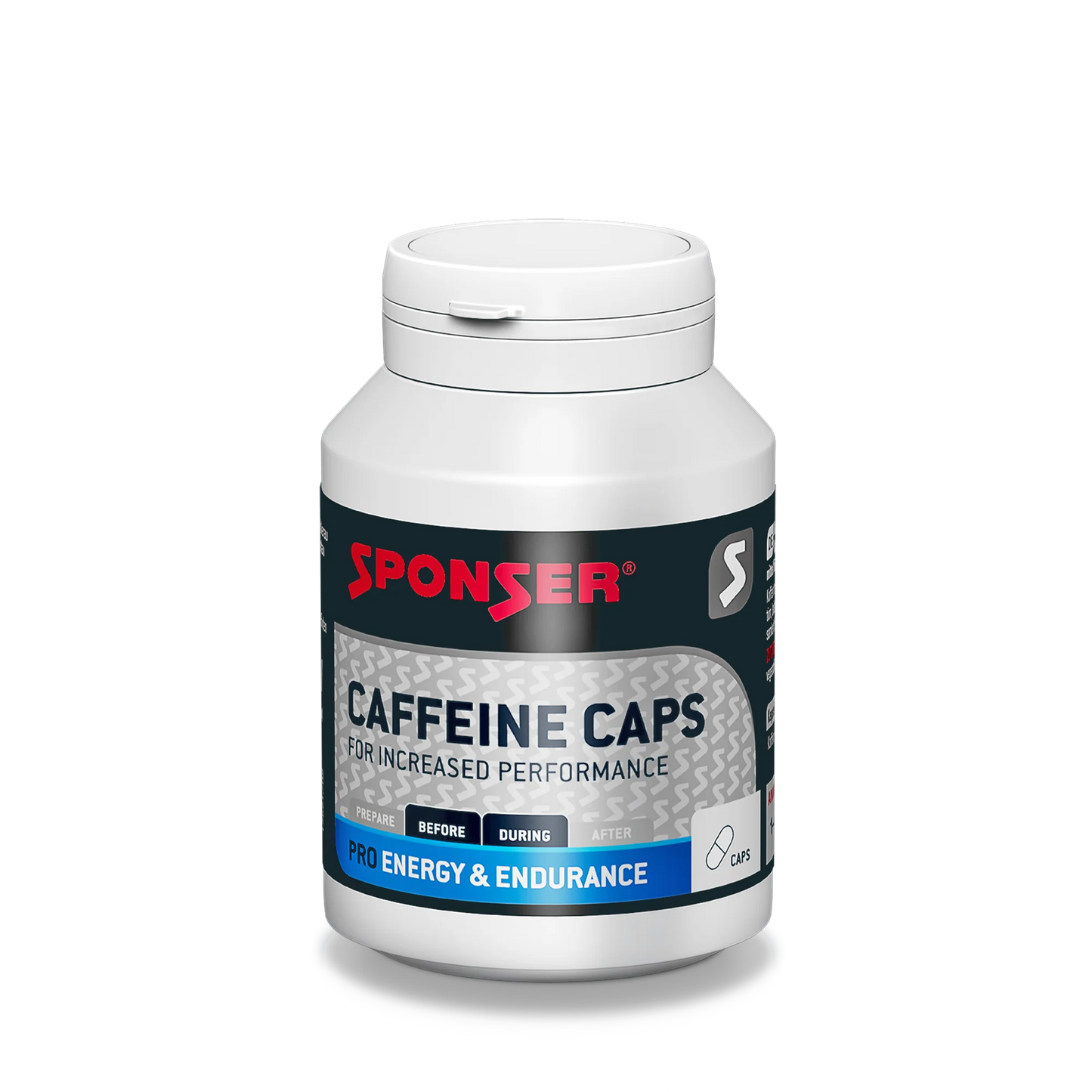 Sponser Cafein Caps - Pastillas de Cafeina (90 capsulas)
