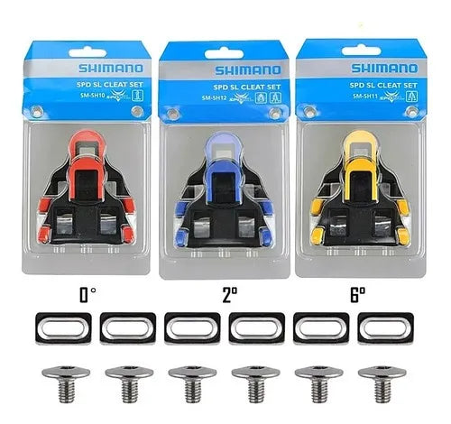 Calas de ruta Shimano SPD (3 colores y grados)