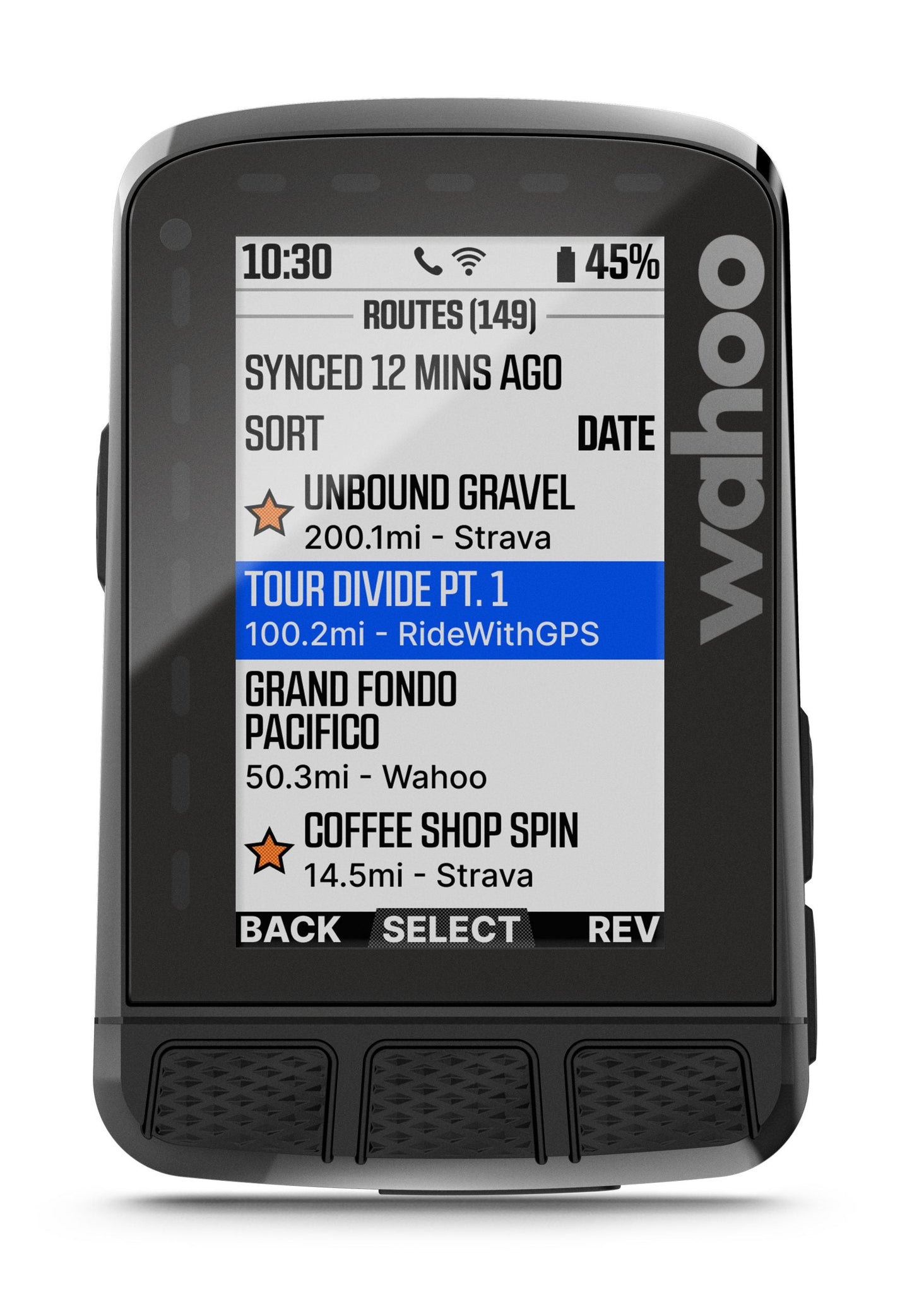 Ciclocomputador de ciclismo Wahoo Element Roam GPS V2 (con Accesorios)