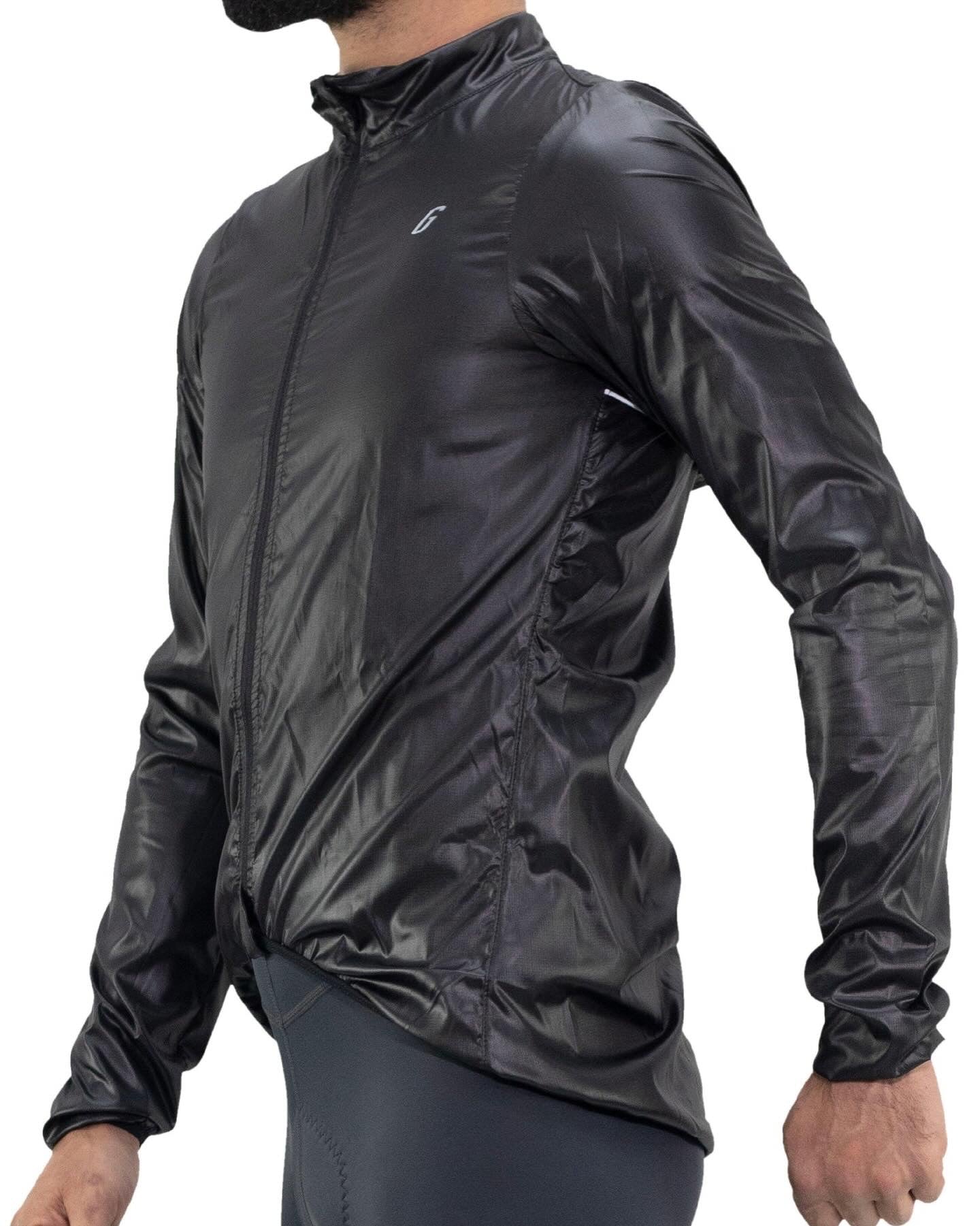 Gavia Chaqueta Cortaviento de ciclismo hombre Negro