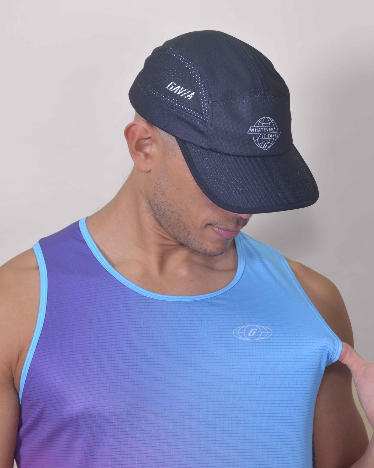 Polera Running Gavia City - Camiseta de correr sin mangas. Hombre