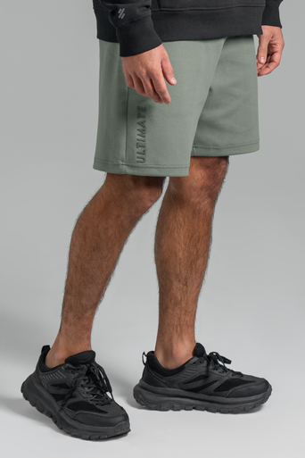 Ultimate Short - Pantalones Cortos Deportivos de Hombre (Verde Smoke)