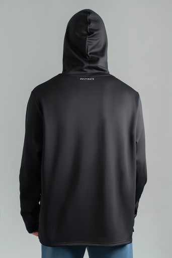 Ultimate Hoodie Sport - Polerón Deportivo de Hombre (Negro - Black Sand)