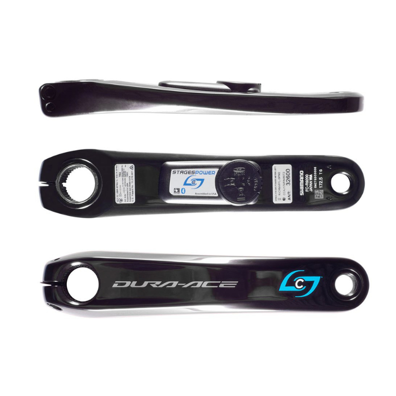 Potenciometro de Ruta Stages Power L, Biela Shimano Durace R9200, Medidor de potencia