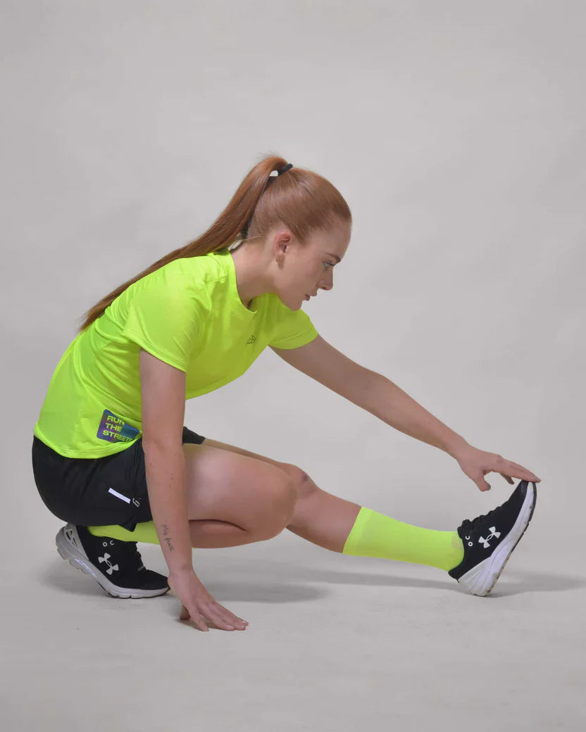 Gavia Flow Green - Polera de Running Manga corta mujer