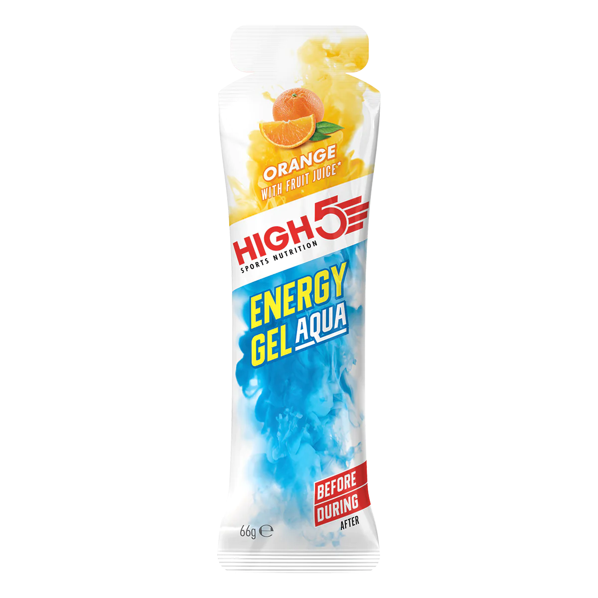 Pack Maratón 1: Geles Líquidos High5 Aqua + Electrolitos + Botella para tomar en carrera
