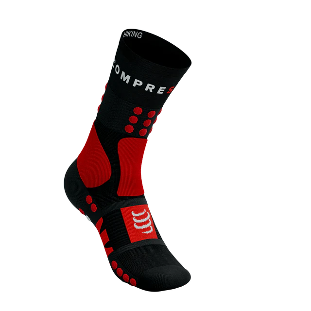 Calcetines largos de Trekking Hiking socks Negro Rojo