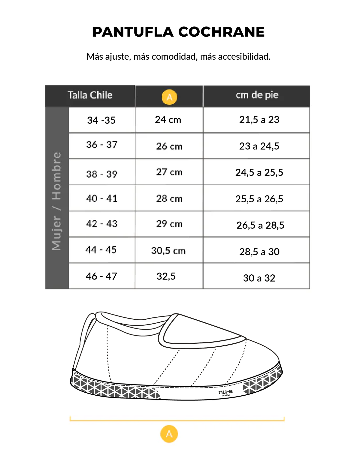Atakama Outdoor Cochrane FLEX – Pantufla térmica con velcro negro