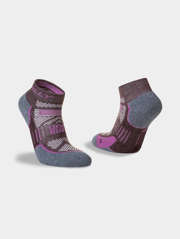 HILLY Supreme Quarter Max – Calcetines cortos de running con máxima amortiguación
