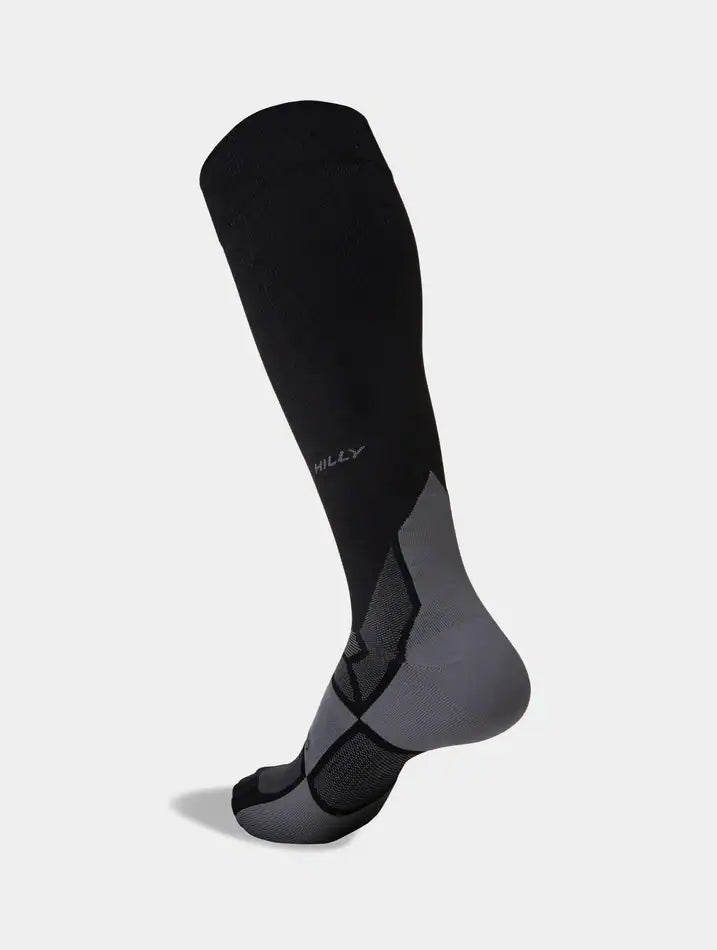 HILLY Pulse Sock Min – Calcetines de compresión hasta la rodilla para running